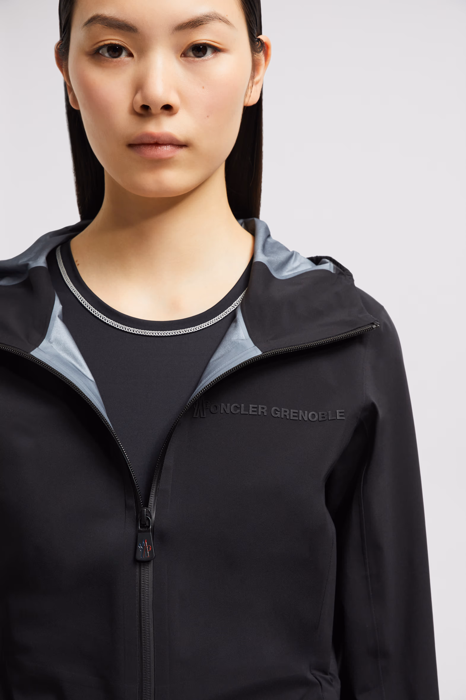 Valles Hooded Shell Jacket Women Black Moncler 10